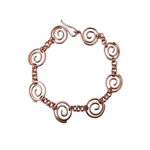 Modern Copper <b>Bracelet</b> Featuring Sleek Open Cuff Design Comfortable Fashion Jewelry for Daily Styling - Product Image 1