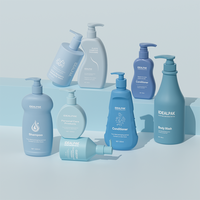 Ensemble de flacons pompe pour shampoing, après-shampoing et gel douche rechargeables pour hôtel, salon, spa, salle de bain, soins personnels