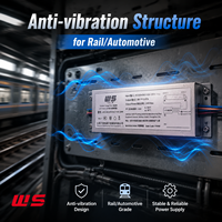 Driver LED de qualité ferroviaire, norme EN50155, pour métro et ligne souterraine, assemblage SMT, anti-vibration, alimentation AC220V DC110V, directement de l'usine