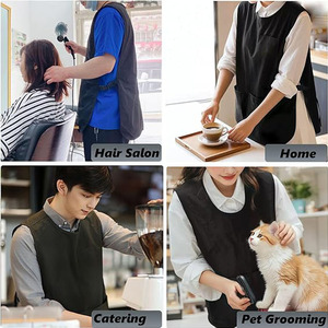 Tablier imperméable en nylon Taslon pour toilettage d'animaux, gommage, salon <span class=keywords><strong>de</strong></span> coiffure, avec poche, pour le nettoyage et l'entretien ménager, uniforme personnalisable avec logo - Product Image 5