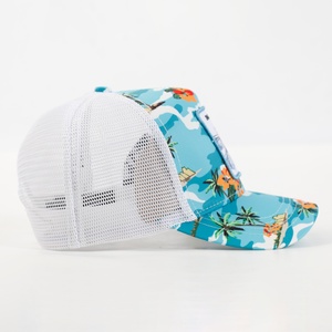 High Quality 5-Panel Mesh Trucker <b>Hats</b> Dragonfly Pattern Embroidered Lace Cloth for <b>Summer</b> Fashionable Hip Gorras De Animales - Product Image 3