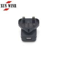 Chargeur USB de haute qualité 5V 1A, prise standard britannique à 3 broches, adaptateur d'alimentation de voyage pour appareils électroniques