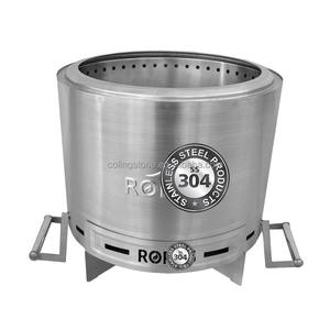 07 Coling Living Wood Bonfire <strong>Fire</strong> <strong>Pit</strong> for Outdoor Fireplace <strong>Portable</strong> <strong>Fire</strong> <strong>Pits</strong> Smoke-free Bonfire - Product Image 2
