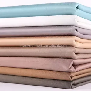 Shantung Blackout Fabric PA Coated 3 Pass Blackout Fabric für Drapes und Curtains