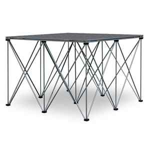 Plateforme de Scène Portable Pliable en Aluminium 1x1m 1x2m pour Événements et Concerts en Extérieur avec Éclairage de Surface Intégré - Product Image 6