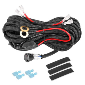 <b>LED</b> <b>Light</b> Strip <b>Wire</b> Harness Kit 12V DC Switch Control For Off-Road Lighting IP68 Waterproof - Product Image 1