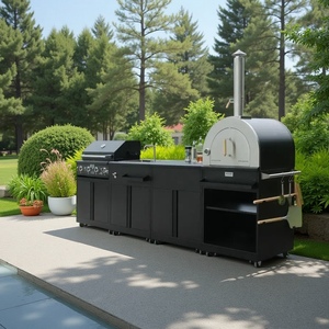 Abri de jardin résistant aux intempéries avec <span class=keywords><strong>cuisine</strong></span> et bar intégrés <span class=keywords><strong>Cuisine</strong></span> extérieure - Product Image 3