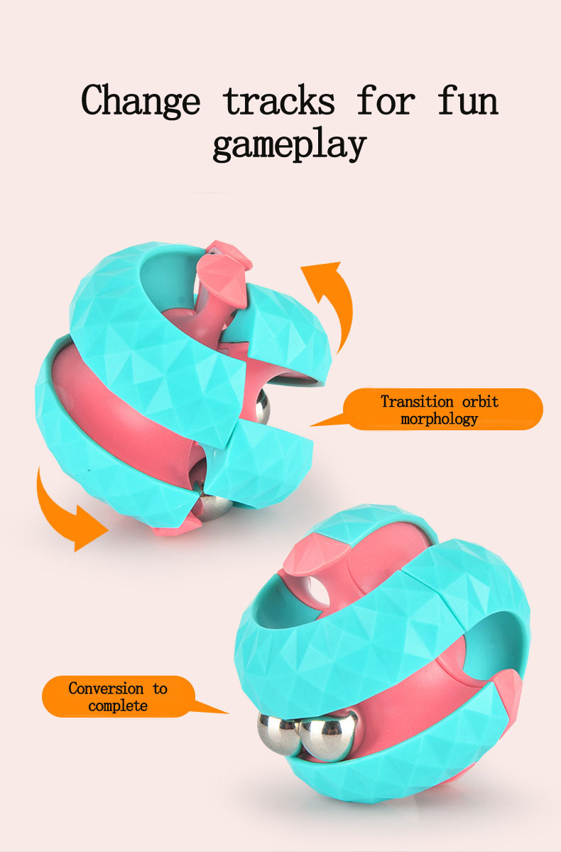 2022 Amazon's most popular decompression orbital gyro toys fidget bead orbit with 4 kinds of color for adult and kids Gifts