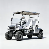 Voiturette de golf électrique haut de gamme LSV, prête à l'emploi, avec batterie au lithium, sièges et couleurs de carrosserie personnalisables, vente en gros directe usine pour terrains de golf, villas et communautés