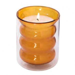 Bocaux à bougies en verre à double paroi en borosilicate de haute qualité, décoratifs et colorés, 8 oz (240 ml), vente en gros sur mesure - Product Image 3