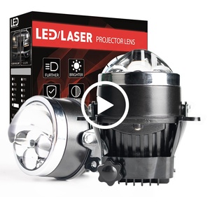 LF12 3 pouces Bi led Projecteur Universel 80 Watts Installation sans perte Bi Led Laser Projecteur Phare 9-16v 6500k Bi led Lens - Product Image 1