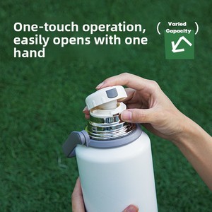 <span class=keywords><strong>Thermos</strong></span> Xile per Uomo e Donna, Grande Capacità, Design Semplice, Isolamento Sottovuoto, Borraccia Termica Portatile, Confezione Regalo - Product Image 3