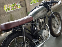 Siège de moto Vintage universel, couleur marron, pour Cafe Racer, en stock