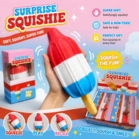 Jumbo Rocket Ice Cream Squishy Large TPR Slow Rising ASMR Sensory Fidget Toys Gift Box Set for Kids Adults Party Wholesale