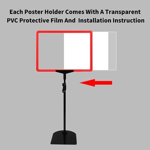 Soporte de exhibición de precio ajustable Soporte de cartel Soporte de etiqueta de precio Tablero Soporte de etiqueta de precio de supermercado - Product Image 2