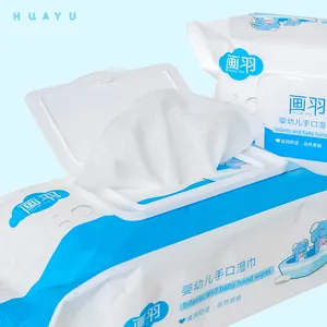 HUAYU Wholesale Price High Quality 100% Pure Water No Added Sensitive Baby Wipes Baby Wet Wipes Other Baby Supplies