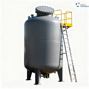 Reattore Chimico in Acciaio Inox OEM - Reattore Rivestito in Vetro/Con Camicia - Capacità Personalizzabile - Product Image 1