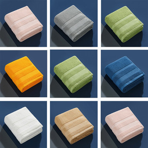 Extra <b>Large</b> <b>Bath</b> <b>Towel</b> 750g Pure Cotton 90*180cm Thickened Solid Color Home Use Rectangle China Made - Product Image 3