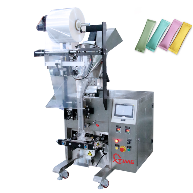Instant Coffee Powder Filling Pouch Machine Matcha Protein Soy Bean Milk Powder Filler Sachet PET Bag Vertical Packing Machine