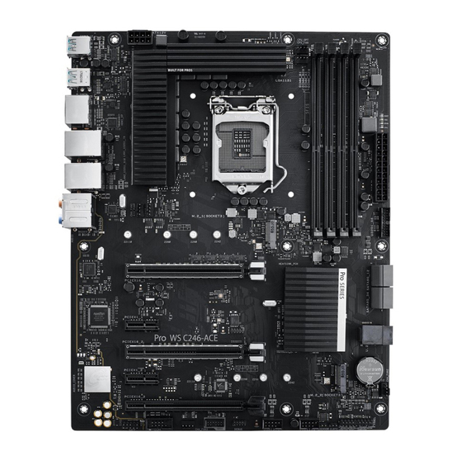 Us Processor Server Motherboard E-2100 E-2200 CPU PRO WS C246-ACE C246 C246M PRO SE Motherboard