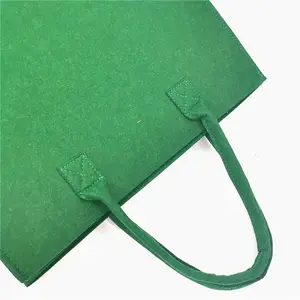 पॉलिएस्टर फेल्ट सिल्क प्रिंटिंग रंगीन टोट बैग