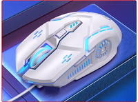 G5 Mouse Gaming Berkabel 6D Aksesori Komputer E-sports Bercahaya Desain Ergonomis Nuansa Mekanis Lampu Bernapas Warna-warni