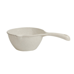 Plastic Long Handled Water Ladle Off <b>White</b> <b>2</b> <b>Pieces</b> Drop Resistant Kitchen Bathroom Use - Product Image 4