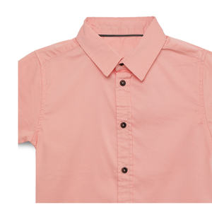 Chemises en coton de couleur unie pour garçons et enfants pour un usage quotidien Chemises en coton de couleur unie de style confortable pour garçons et enfants - Product Image 3