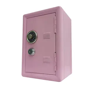 Combination Lock Cash Safe Security Box With Inner Plastic Coin Box