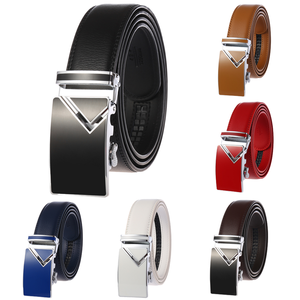 Cinturón de Cuero Vacuno Genuino para Hombre de Alta Calidad con Hebilla Automática de Aleación, Impermeable, Precio de Fábrica al por Mayor LY88362-1 - Product Image 1