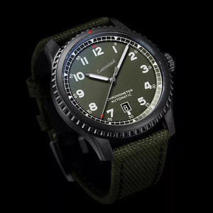 Reloj de Piloto de Primera Calidad con Correa de Lona, Reloj Mecánico Automático - Product Image 4