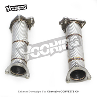 Système d'échappement complet en titane à montage direct avec collecteur catalytique et soupape OEM pour Chevrolet CORVETTE C8 Z06 2019-2025