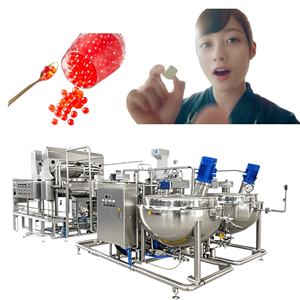 Machine à jus Boba à éclater des aliments verts de santé Petite ligne de production entièrement automatique de Popping Boba de Shanghai - Product Image 2