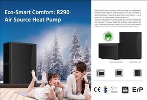 Pompa di Calore Monoblocco ad Aria Sunrain R290 A+++ 6KW 12KW 18KW Inverter DC con Controllo Smart WIFI per Riscaldamento, Raffrescamento e Acqua Calda - Product Image 2