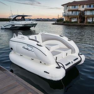 Sang Trọng Inflatable Du Thuyền Thể Thao Điện Ngoài Trời Houseboat Cho Nhà Khu Dân Cư Trường Biển Cho Bên Gia Đình Nổi Phao Động Cơ - Product Image 2