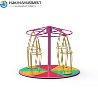 Chaise d'astronaute rotative multi-personnes pour aire de jeux extérieure pour enfants