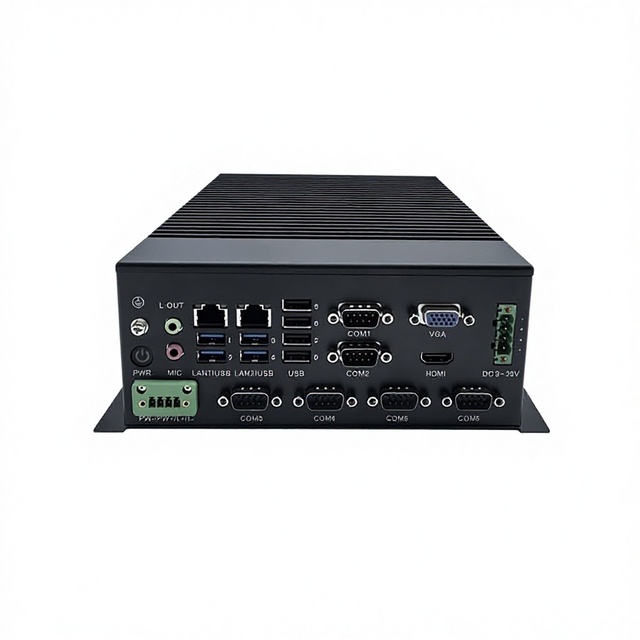 X86 Mini Industrial Control Host Embedded Industrial Microcomputer Fanless Office Computer Gaming Machine 8GB RAM