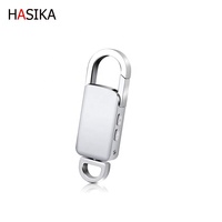 8GB USB ses karşılamak casus gizli metal kasa anahtarlık usb dijital ses kaydedici ile tekrar