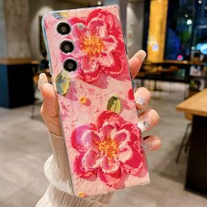 Nuevo diseño Blue Ray Oil Paint Flower Phone Case para <span class=keywords><strong>Samsung</strong></span> <span class=keywords><strong>Z</strong></span> <span class=keywords><strong>Fold</strong></span> 3 <span class=keywords><strong>4</strong></span> 5 Pantalla plegable Imd Women Phone Cell para <span class=keywords><strong>Samsung</strong></span> - Product Image 4