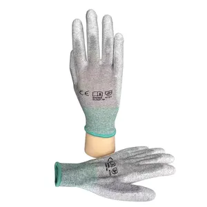 Proveedor de China precio barato Anti-estática ESD Palm Fit guantes de