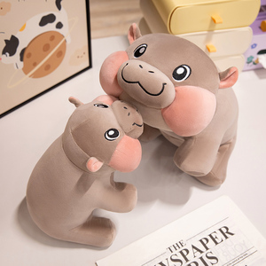 Venta al por mayor Happy The Hippo peluche suave peluche hipopótamo para niños perfecto peluche <span class=keywords><strong>feliz</strong></span> hipopótamo relleno Animal - Product Image 5