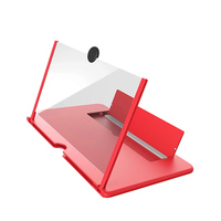 Popular Universal 10/12 Inch 3D HD Video Display Enlarged Cell Phone Holder Bracket Desktop Stand Mobile Phone Screen Magnifier