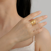 Anting Gantung Mandala untuk Wanita, Anting Bunga Potongan Laser, Anting Filigree Warna Emas, Perhiasan Fashion, Hadiah untuknya