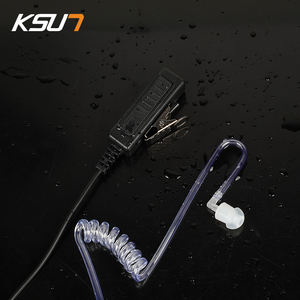 Ksun <span class=keywords><strong>Air</strong></span> Akoestische Buis Oortelefoon 2 Pin Mic Headset Voor Baofeng UV-5R BF-888S 888S UV5R Tyt Kenwood Walkie Talkie oortelefoon - Product Image 5