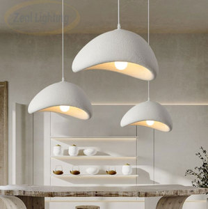 Japanese Style Villa Hotel Kitchen Bar Dining Room Wabi Sabi Chandelier Pendant <b>Light</b> for Restaurant - Product Image 1