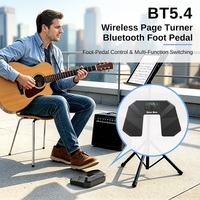 Pédale de défilement sans fil BT5.4 avec batterie USB-C 250 mAh pour iPad, ordinateur, téléphones – Vente en gros