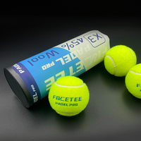 Balles de padel en feutre de laine de haute qualité FRCETEE, professionnelles, pour l'entraînement sportif, personnalisées, portables, écologiques, durables, diamètre 65 mm