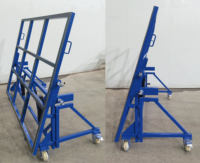 Chariot de transport de dalles en acier Speedone, table de fabrication mobile pour la manutention et le stockage de dalles de granit et de marbre