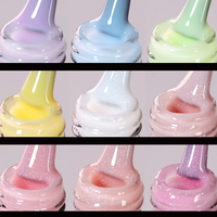 Fabricant OEM de liquide de couleur de haute qualité Constructeur de gel UV Logo personnalisé Vente en gros Extension d'ongle Gel dur Constructeur de gel pour ongles Liquide dans une bouteille