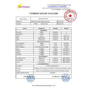 Usine en gros de qualité alimentaire extrait de spiruline poudre phycocyanine 1kg supplément de poudre de spiruline biologique - Product Image 3